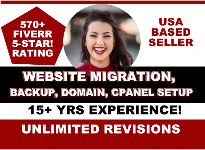 Gig Preview - Migrate  wordpress website or move, transfer, backup  cpanel