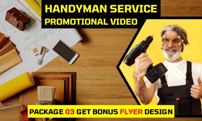 Gig Preview - Do handyman service home repair or home remodeling promo vide