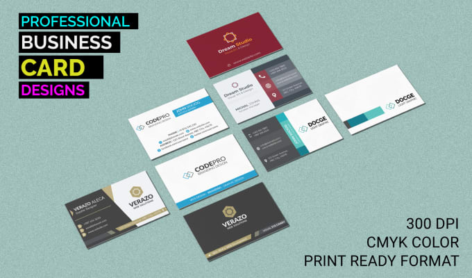 Gig Preview - Do professional business card designs