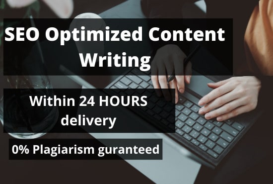 Gig Preview - Write the best SEO optimized content