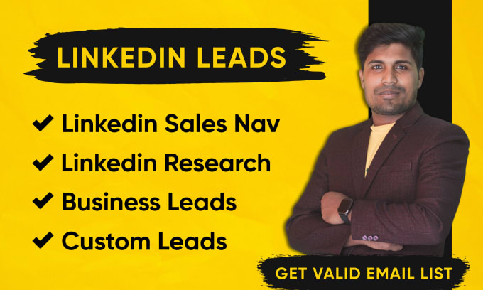 Gig Preview - Do linkedin lead generation using sales navigator