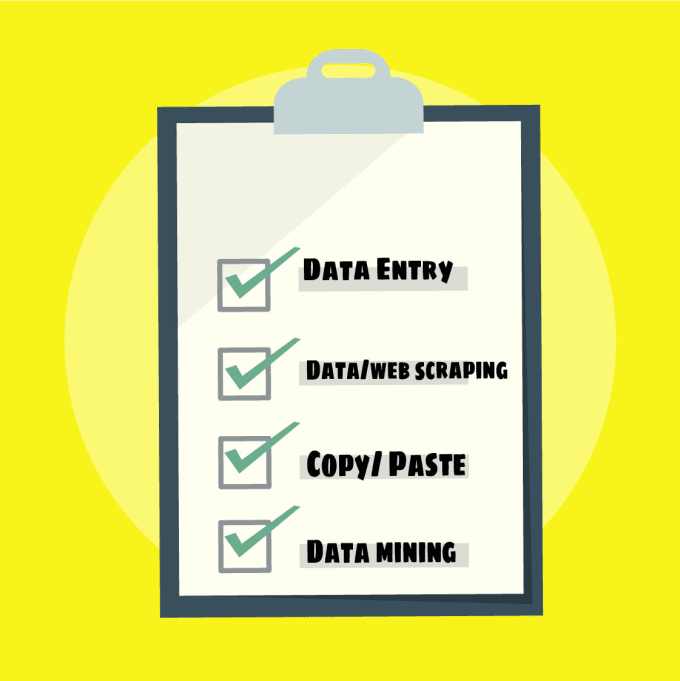 Gig Preview - Be your virtual assistant for copy paste  data scraping work