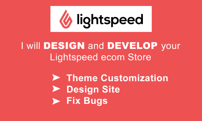 Gig Preview - Design, develop and set up your lightspeed ecom site