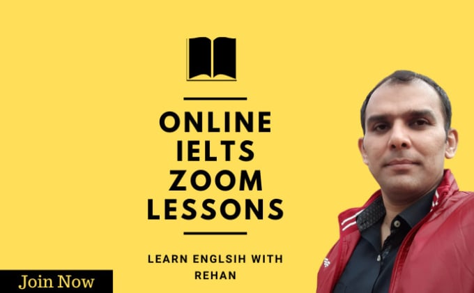 Gig Preview - Teach ielts online zoom lessons