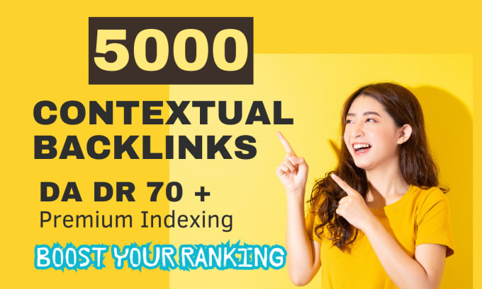 Gig Preview - Do 5000 high da contextual dofollow backlinks increase your ranking