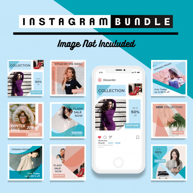 Gig Preview - Create an instagram post template