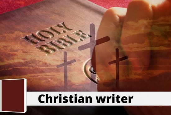 Gig Preview - Be your christian ebook, writer and editor