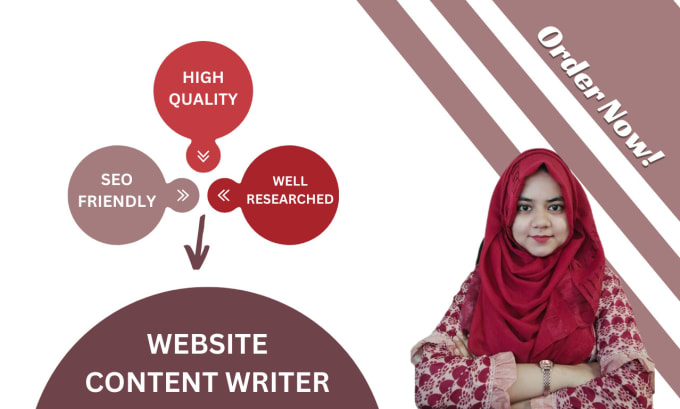 Gig Preview - Write SEO optimized website content for your business success