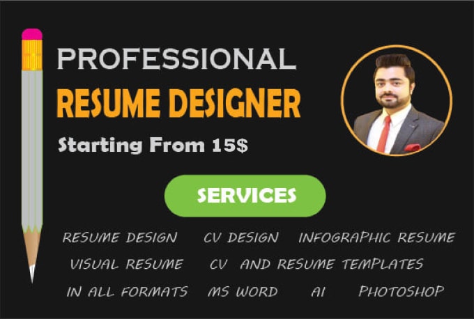 Gig Preview - Design a modern or infographic cv, resume in 24 hours