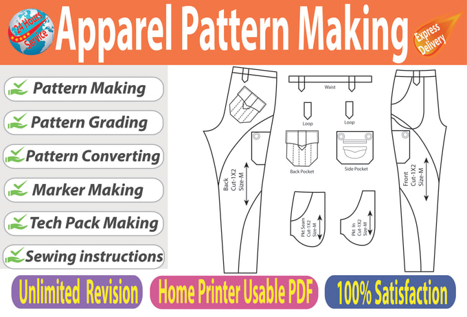 Gig Preview - Make apparel sewing pattern