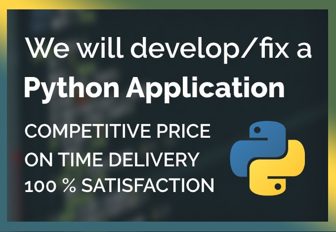 Gig Preview - Code python and pyspark applications, programs, and scrapping scripts for you