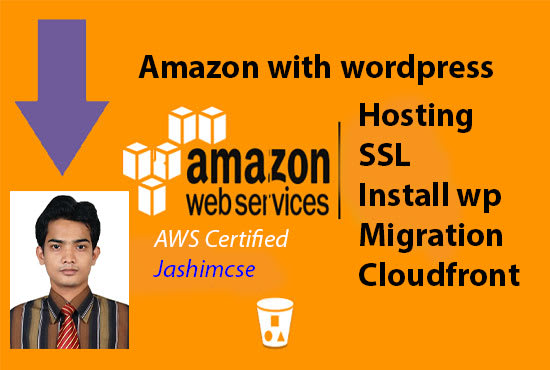 Gig Preview - Migrate or install  word press to AWS ec2