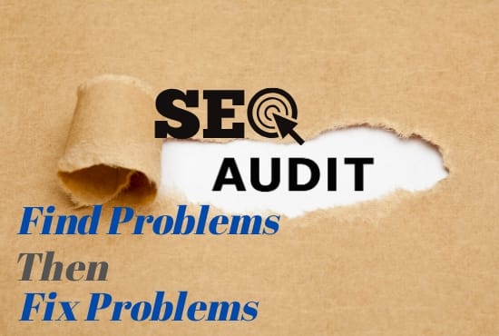 Gig Preview - Manually SEO audit to your website