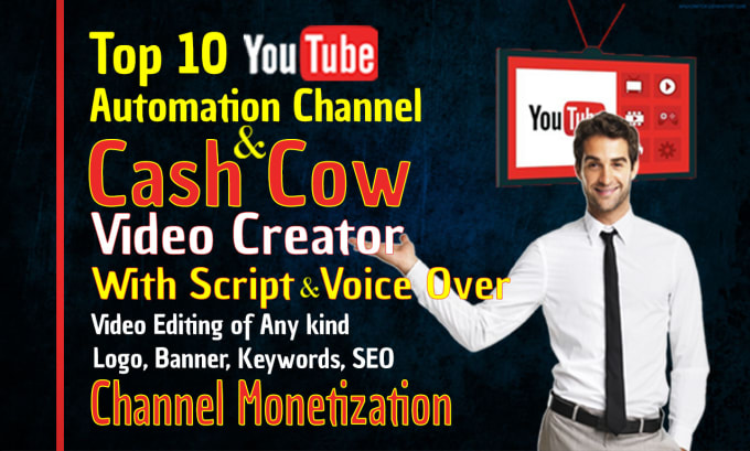 Gig Preview - Create youtube automation channel and automated videos