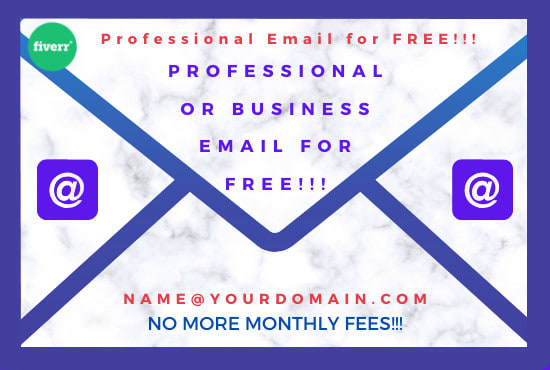 Gig Preview - Create professional email or domain email