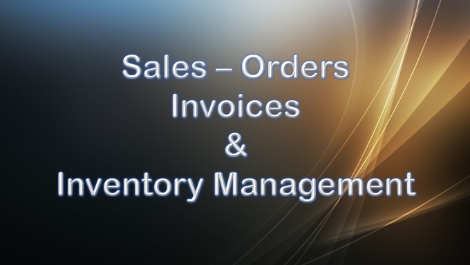 Gig Preview - Do your invoice process with inventory management system