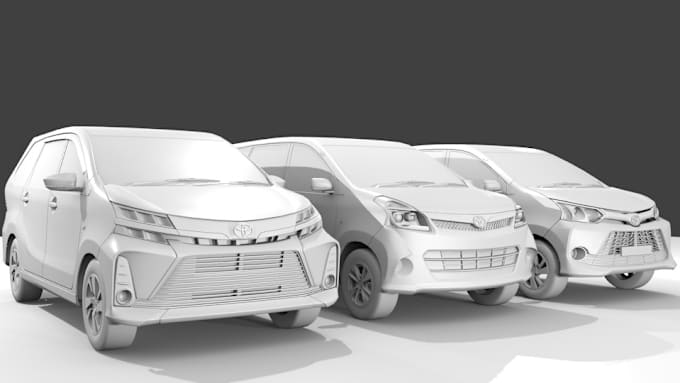 Gig Preview - Custom 3d car exterior design for your project