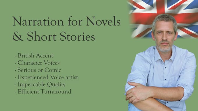 Bestseller - narrate your novel or short story with a british accent