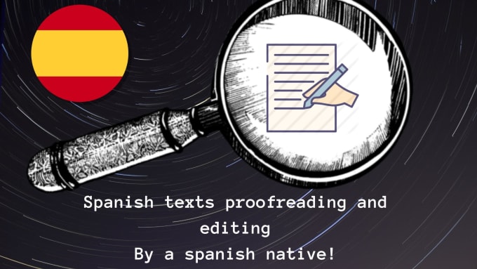 Gig Preview - Proofread and edit professionally your spanish book, article or website