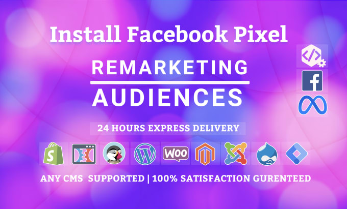 Gig Preview - Install and setup your facebook pixel for retargeting or advertising