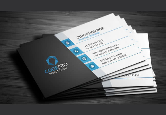 Gig Preview - Design a creative business card and visiting card for you