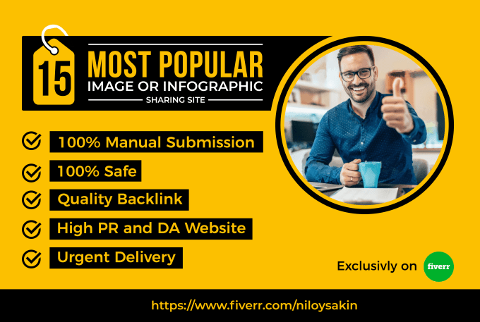 Gig Preview - Submission image or infographic with high quality backlink