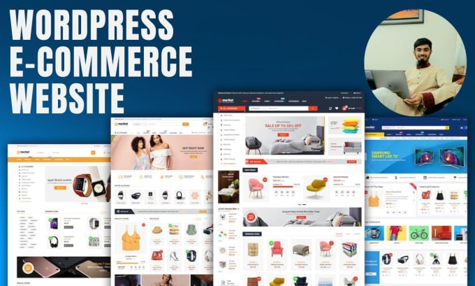 Gig Preview - Do online store wordpress ecommerce website by woocommerce