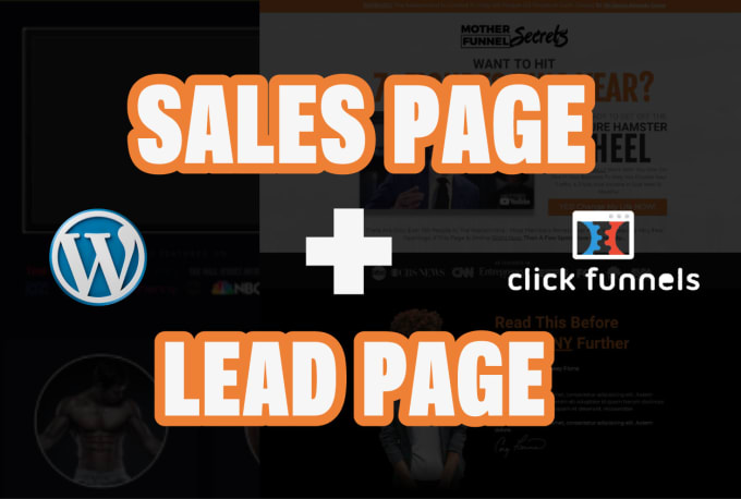 Gig Preview - Create wordpress sales landing page using elementor