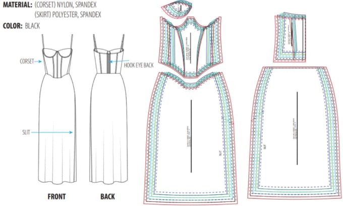 Gig Preview - Make a digital sewing pattern and grading