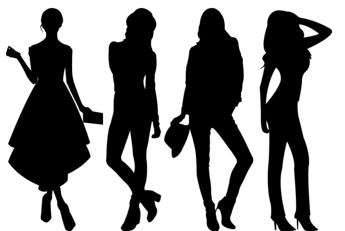 Gig Preview - Make 4 professional silhouettes from your photos