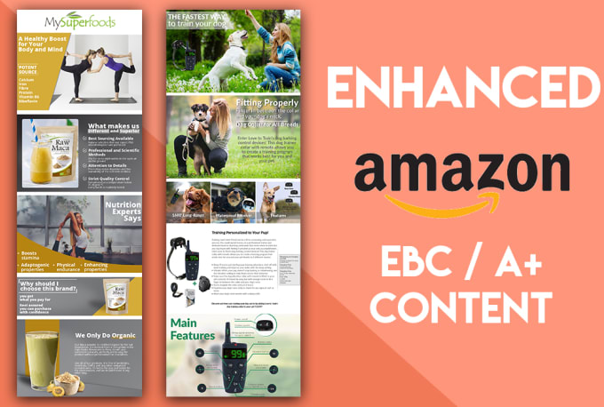 Gig Preview - Design enhanced brand content ebc