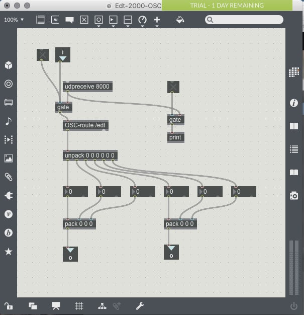 Gig Preview - Make osc server connection with nodejs socketio