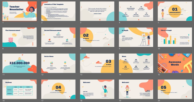 Gig Preview - Design business infographic elearning to video presentation