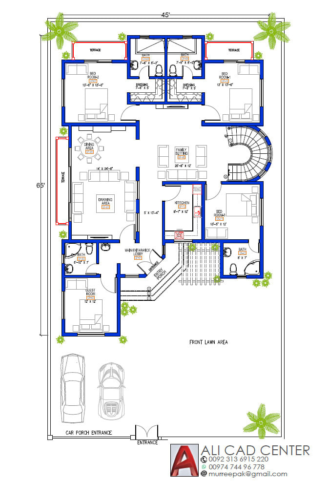 Gig Preview - Do 2d floor plan, house plan architectural