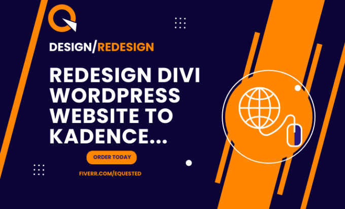 Gig Preview - Our agency will redesign divi wordpress website to kadence