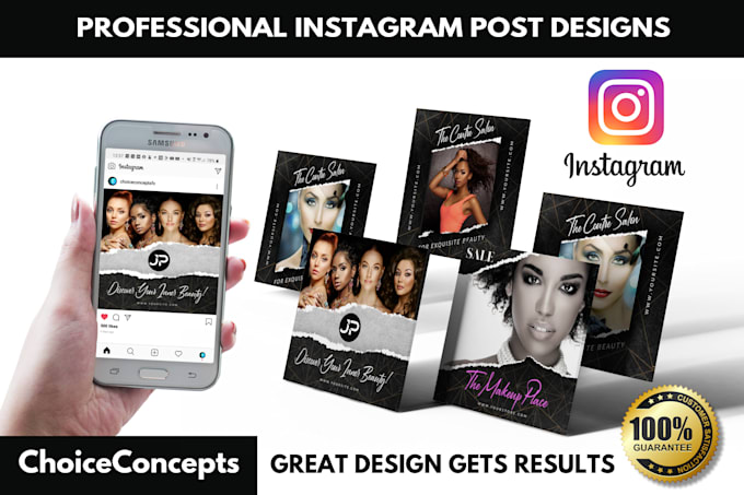 Gig Preview - Design professional instagram posts that look  amazing