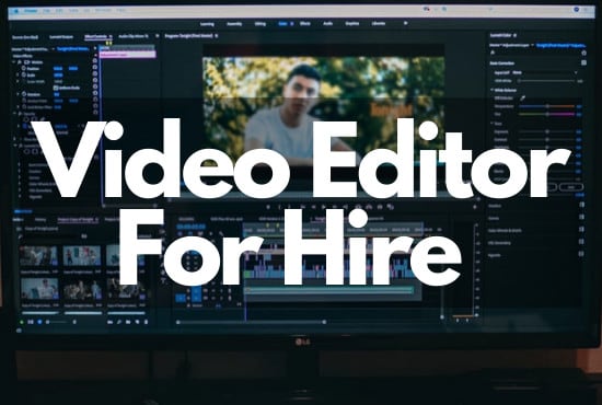 Bestseller - be your professional video editors for hire