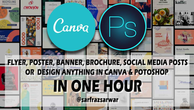 Gig Preview - Design a flyer, poster, banner, social media post  ebook in canva or photoshop