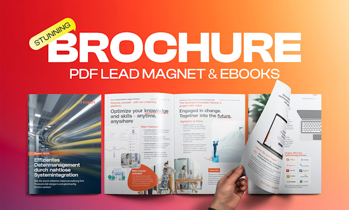 Gig Preview - Design your PDF brochure lead magnet ebooks