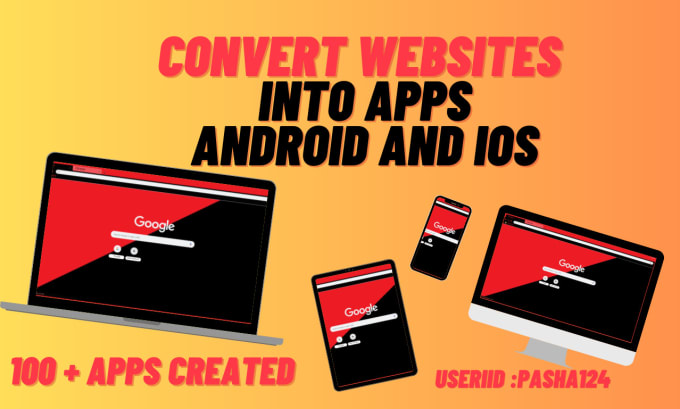 Gig Preview - Convert wordpress or website  into ios and android app using webview