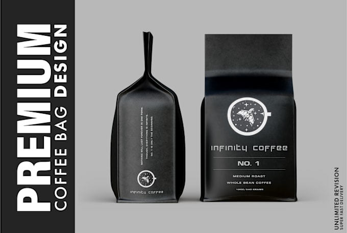 Bestseller - do premium coffee bag design and product label design