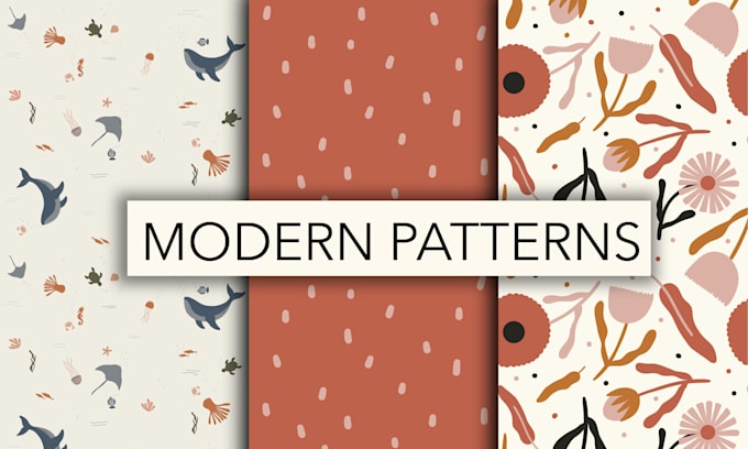 Gig Preview - Design unique seamless pattern, textile print, and packaging