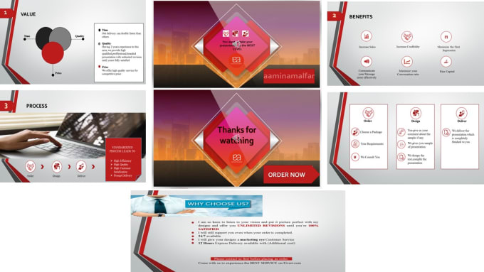 Gig Preview - Make an excellent powerpoint presentation with infographic