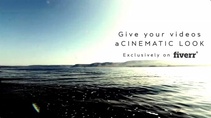 Gig Preview - Give your videos cinematic look