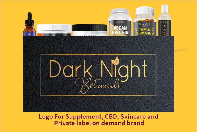 Gig Preview - Create a logo for supplement, cbd, wellness brand