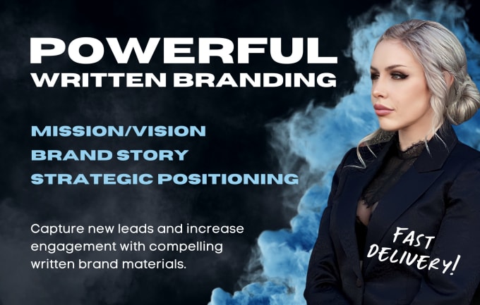 Gig Preview - Write powerful mission and vision statements for your brand