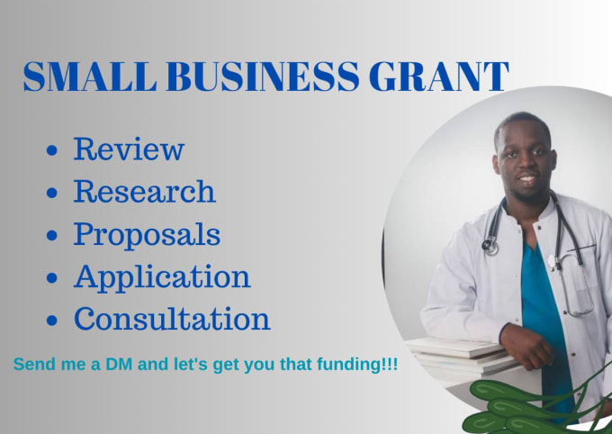 Gig Preview - Research, edit and write a winning grant proposal for nonprofit, small business