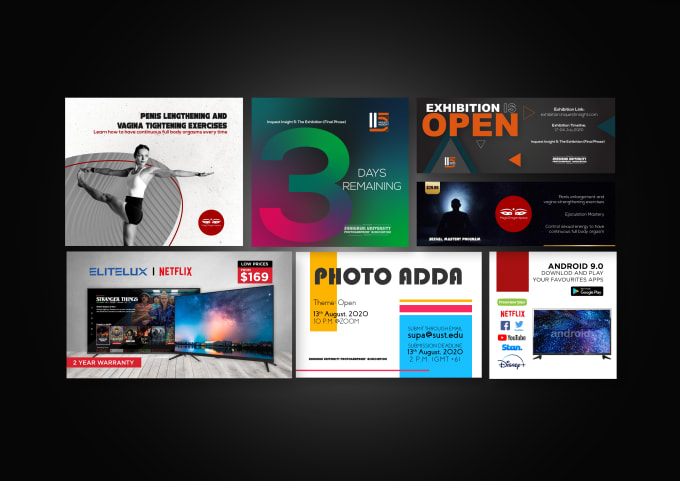 Bestseller - design creative banners or website sliders for your business