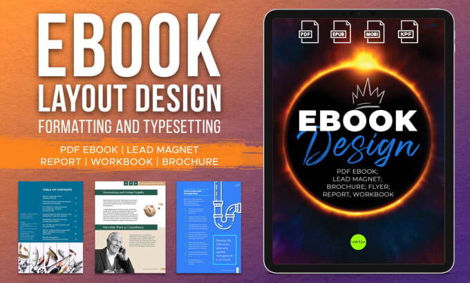 Gig Preview - Design your PDF ebook, lead magnet, reports, textbook