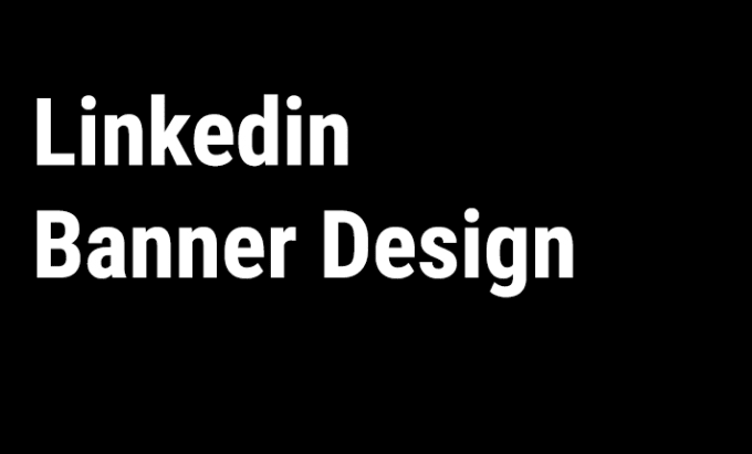 Gig Preview - Design your attractive linkedin banner